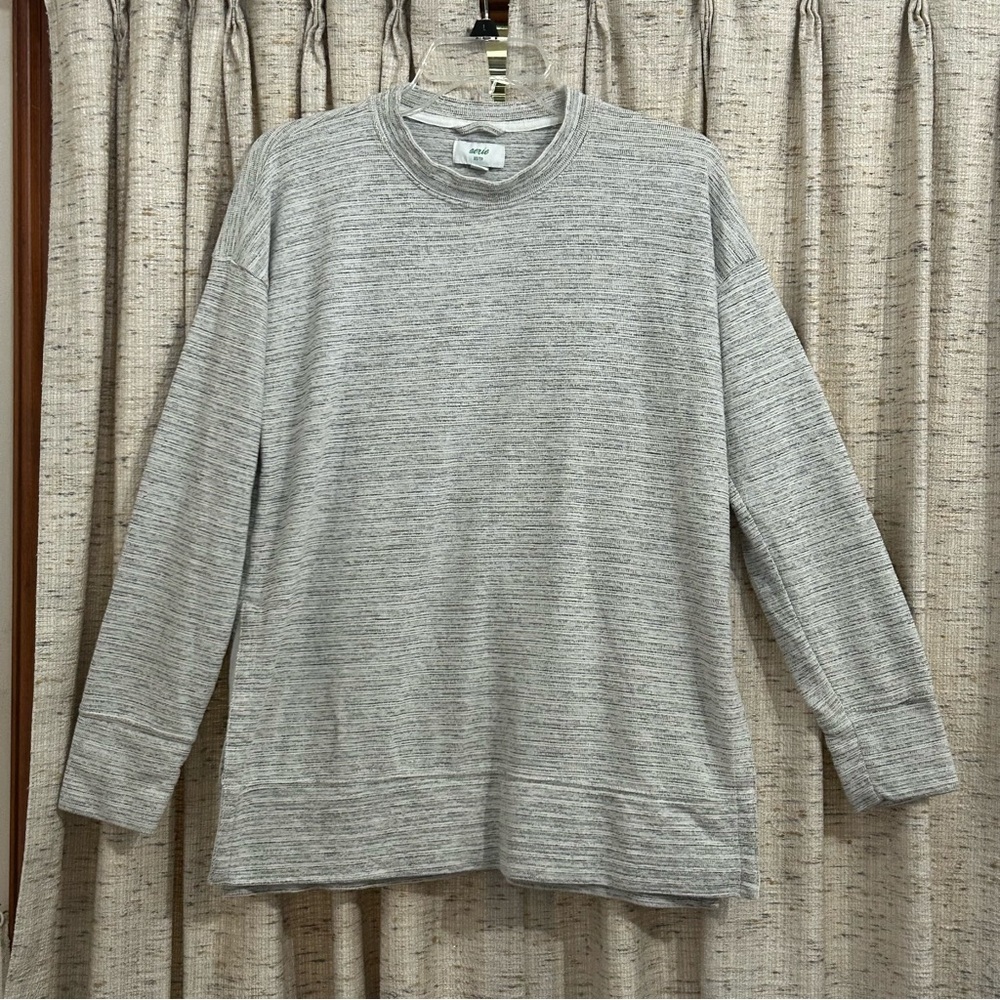 Aerie Summer Desert Oversized Split Hem Sweatshirt - XS